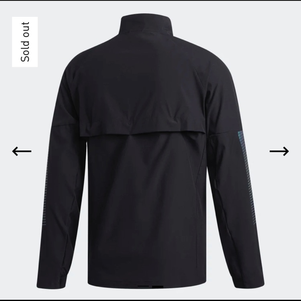 ADIDAS RISE UP N RUN JACKET 2XL - Picture 6 of 9